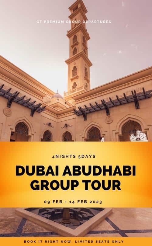 Dubai Abudhabi Group Tour 09 feb - 14 feb