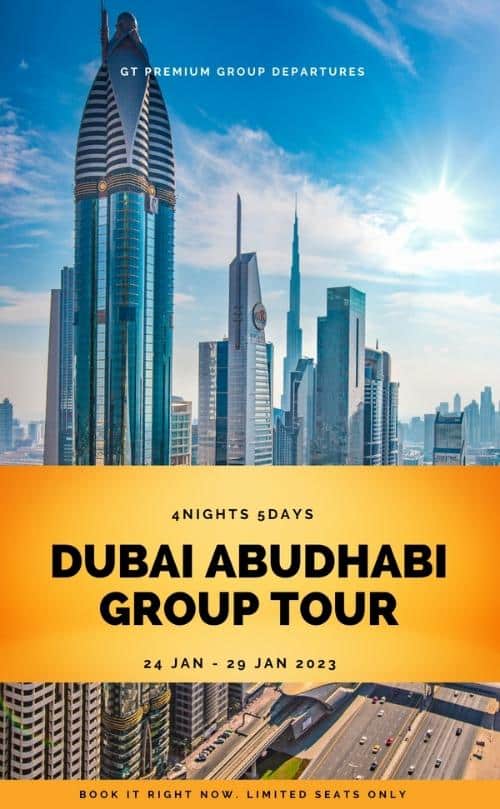 Dubai Abudhabi Group Tour 24 jan - 29 jan