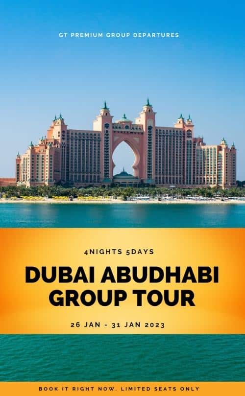 Dubai Abudhabi Group Tour 26 jan - 31 jan
